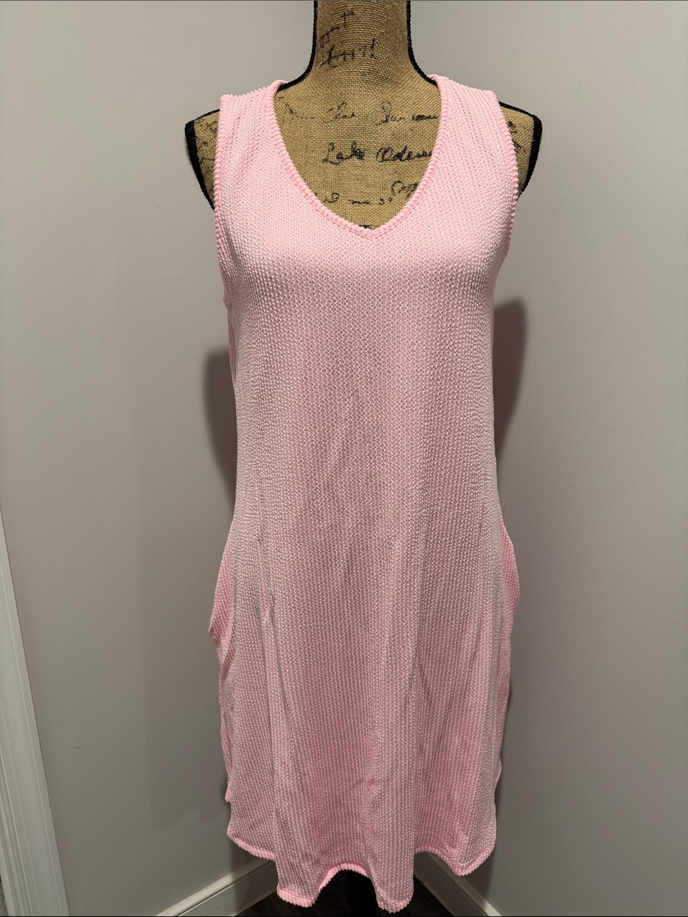 NWOT Women’s HEIMISH USA Pink Ribbed Knit Dress